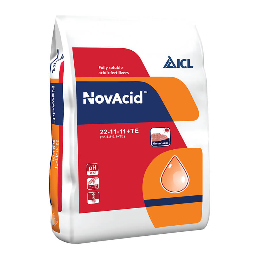 Phân bón NOVACID 22-11-11+TE – chuyên giá thể